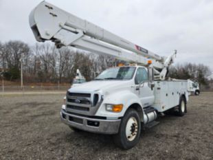 2015 Ford F-750 Diesel 4x2 Terex TC-55 Material Handler Bucket Truck