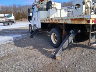 2015 Freightliner M2 4x4 Terex Commander 4047 Digger Derrick Truck