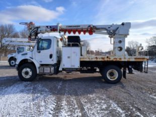 2015 Freightliner M2 4x4 Terex Commander 4047 Digger Derrick Truck
