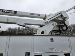 2015 Ford F-750 Diesel 4x2 Terex TC-55 Material Handler Bucket Truck