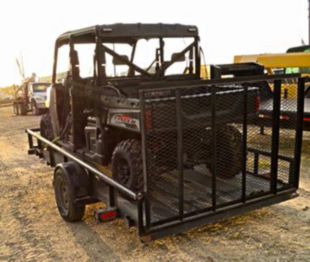 3,000 lbs GVWR 12 ft x 6 ft ATV/UTV Trailer