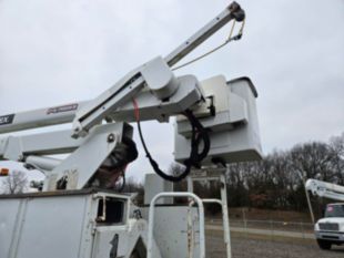 2015 Ford F-750 Diesel 4x2 Terex TC-55 Material Handler Bucket Truck