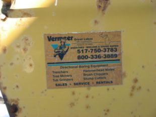 2003 Vermeer SC-752 Stump Grinder