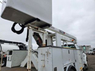 2015 Ford F-750 Diesel 4x2 Terex TC-55 Material Handler Bucket Truck