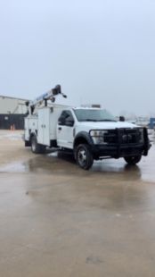 2018 Ford F-550 4x4 Load King Voyager I Service Truck W/Crane