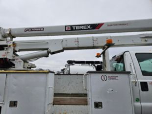 2015 Ford F-750 Diesel 4x2 Terex TC-55 Material Handler Bucket Truck