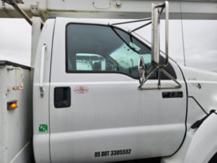 2015 Ford F-750 Diesel 4x2 Terex TC-55 Material Handler Bucket Truck