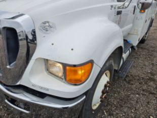 2015 Ford F-750 Diesel 4x2 Terex TC-55 Material Handler Bucket Truck