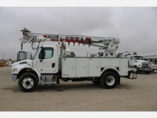 2018 Freightliner M2 Diesel 4x4 2008 Terex Commander 4047 Digger Derrick Truck