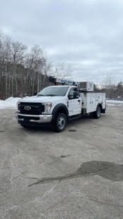 2018 Ford F550 4x4 Load King Voyager I Service Truck W/Crane