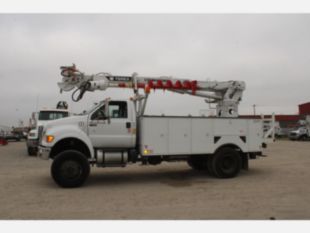 2015 Ford F-750 Diesel 4x4 Terex Commander 4047 Digger Derrick Truck