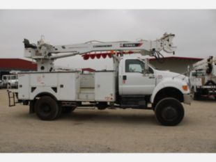 2015 Ford F-750 Diesel 4x4 Terex Commander 4047 Digger Derrick Truck