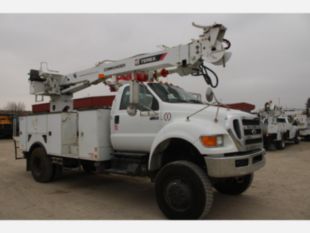 2015 Ford F-750 Diesel 4x4 Terex Commander 4047 Digger Derrick Truck