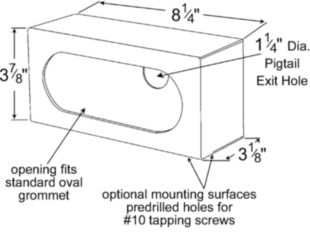 Mounting Brackets For Oval Lights