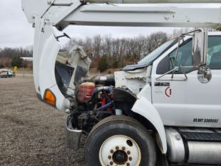 2015 Ford F-750 Diesel 4x2 Terex TC-55 Material Handler Bucket Truck