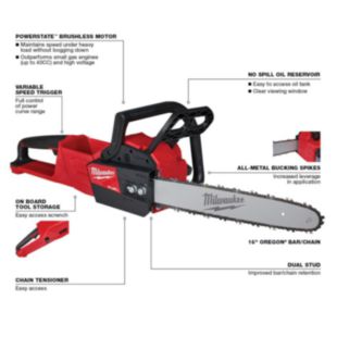 Milwaukee M18 FUEL™ 16" Chainsaw (Tool Only or Kit)