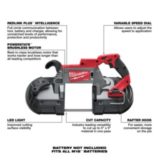 Milwaukee M18 FUEL™ Deep Cut Band Saw (Tool Only & Kit)