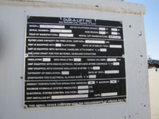 TEST AUCTION - NOT FOR SALE! 2011 Single Terex LT35 Bucket Truck - 