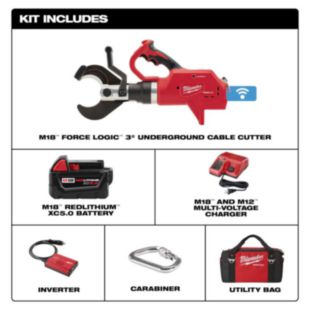 Milwaukee M18™ FORCE LOGIC™ 3” Underground Cable Cutter w/ or w/o Wireless Remote