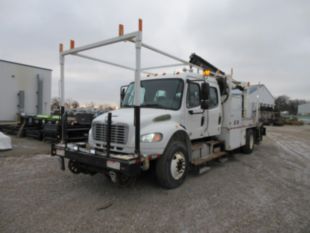 2012 Freightliner Crew Cab M2 Diesel 4x2 IMT 10/72SL "Rail Gear Equipped" Boom Truck