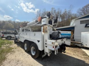 2022 Int'l HV507 6x6 Diesel Altec D3060 Digger Derrick Truck
