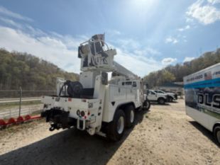 2022 Int'l HV507 6x6 Diesel Altec D3060 Digger Derrick Truck