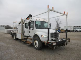 2012 Freightliner Crew Cab M2 Diesel 4x2 IMT 10/72SL "Rail Gear Equipped" Boom Truck