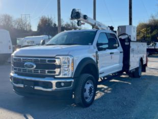 2024 Ford F550 4x4 Load King Voyager I 7526 Service Truck w/ Stinger 7526 Crane