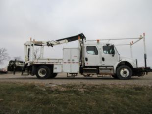 2012 Freightliner Crew Cab M2 Diesel 4x2 IMT 10/72SL "Rail Gear Equipped" Boom Truck