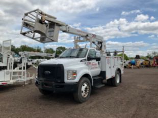  2017 Ford F-750 Gas Powered 4x2 Posi Plus 800-40 Cable Placer Truck