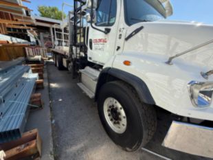 2016 Freightliner 114SD Diesel Tri-Axle IMT 24562 6 Story Drywall Boom Truck