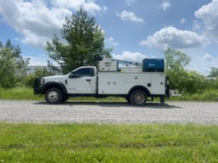 2018 Ford F550 4x4 Load King Voyager 1 Service Truck With Auto Crane