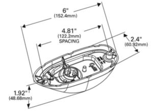 SuperNova® Oval LED Side Turn Marker Lights