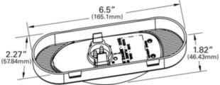 SuperNova® Oval LED Side Turn Marker Lights