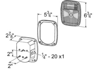 Three-Stud Metri-Pack® Stop Tail Turn Lights