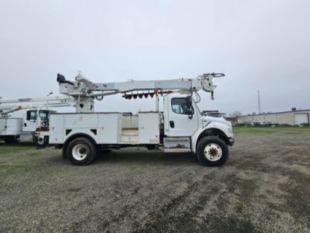 2015 Freightliner M2 Diesel 4x4 Terex Commander 4047 Digger Derrick Truck