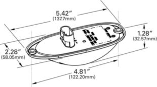 SuperNova® Oval LED Side Turn Marker Lights