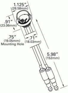 MicroNova® Multi-Volt Dot LED License Lights