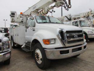 2015 Ford F-750 Diesel 4x2 Versalift TMD-2050T Digger Derrick Truck