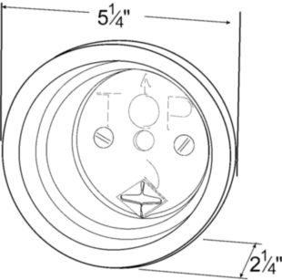 Closed Back Grommets For 4" Round Lights