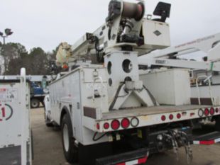 2015 Ford F-750 Diesel 4x2 Versalift TMD-2050T Digger Derrick Truck