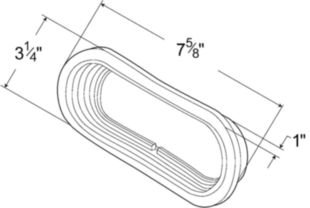 Grommets For 6" Oval Lights