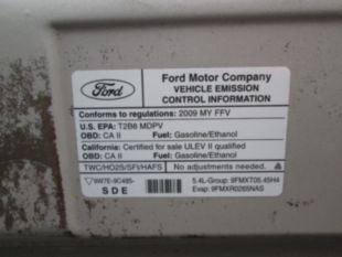 2009 Ford E-350 Gas Powered Cargo Van
