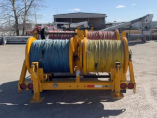 2022 TSE DP-20-4H Four-Drum Puller / Pilot Line Winder