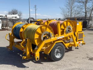 2022 TSE DP-20-4H Four-Drum Puller / Pilot Line Winder