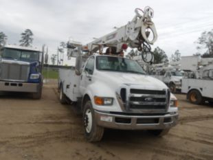 2016 Ford F-750 Diesel 4x2 Terex Commander 4047 Digger Derrick Truck