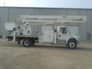 2016 Freightliner M2 Diesel 4x4 Versalift VST-7500-MHI Material Handler Bucket Truck
