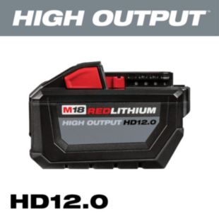 Milwaukee M18 Red Lithium Battery High Output HD 12.0