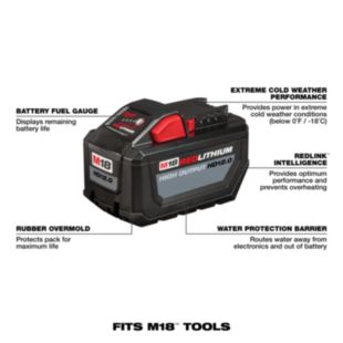 Milwaukee M18 Red Lithium Battery High Output HD 12.0