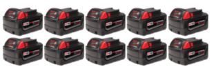 Milwaukee M18™ REDLITHIUM™ XC5.0 Extended Capacity Battery (10 Pk)